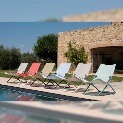 Catalogue Les Fleurs Bleues - Mobilier de jardin- Chaise Snooze EMU
